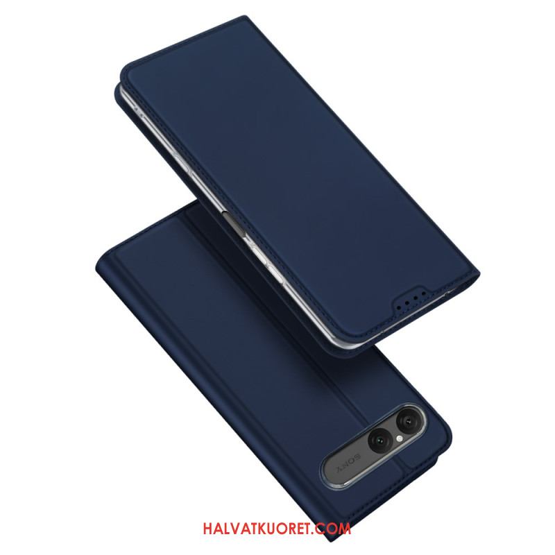 Nahkakotelo Sony Xperia 10 Vii Skin Pro -sarjan Dux Ducis Suojakuori