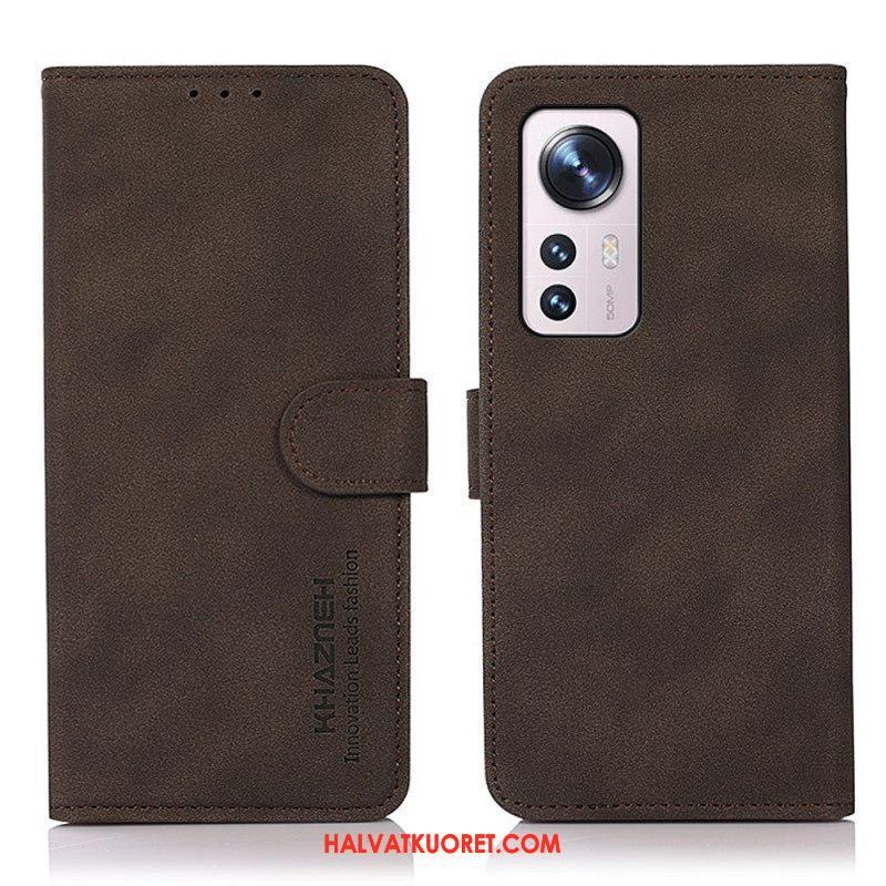 Nahkakotelo Xiaomi 12 Pro Khazneh Fashion Leather Effect