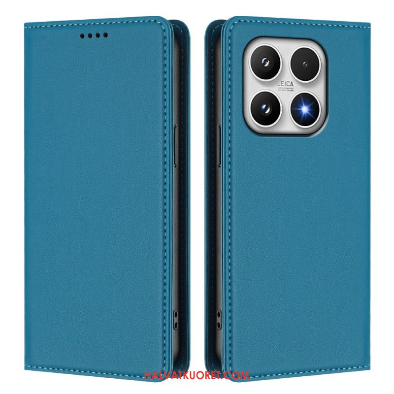 Nahkakotelo Xiaomi 17 Magneettinen Suljin Ja Rfid-suojaus