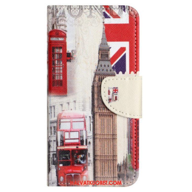 Nahkakotelo Xiaomi Redmi Note 12 4G Lontoon Elämä