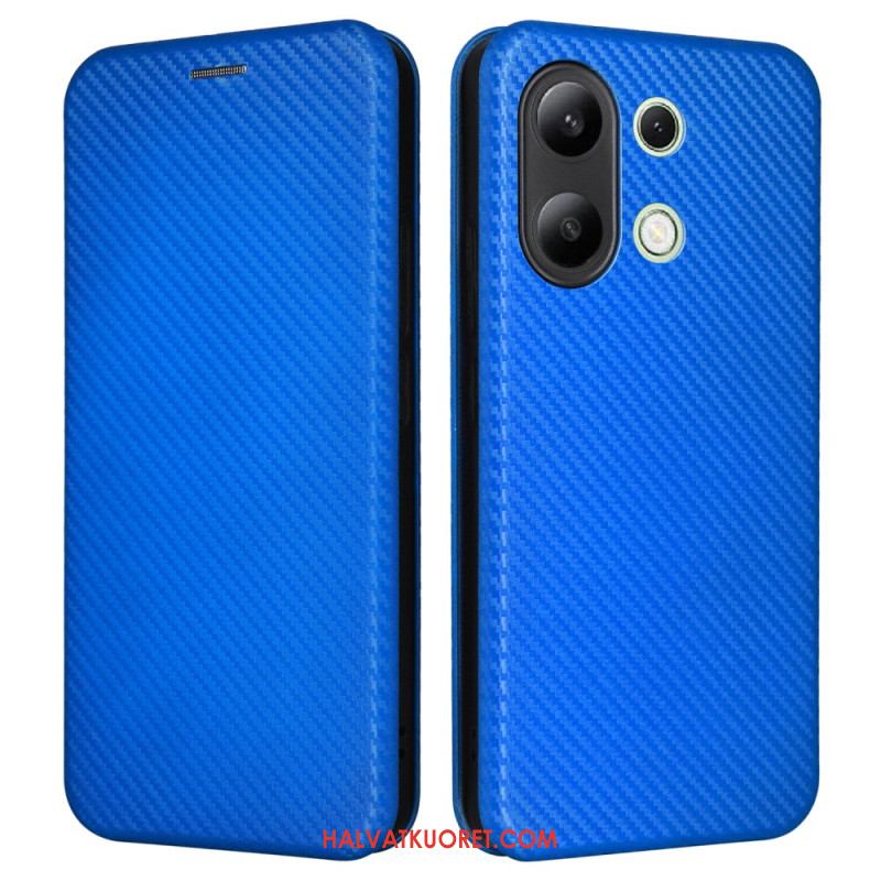 Nahkakotelo Xiaomi Redmi Note 13 4g Hiilikuitu