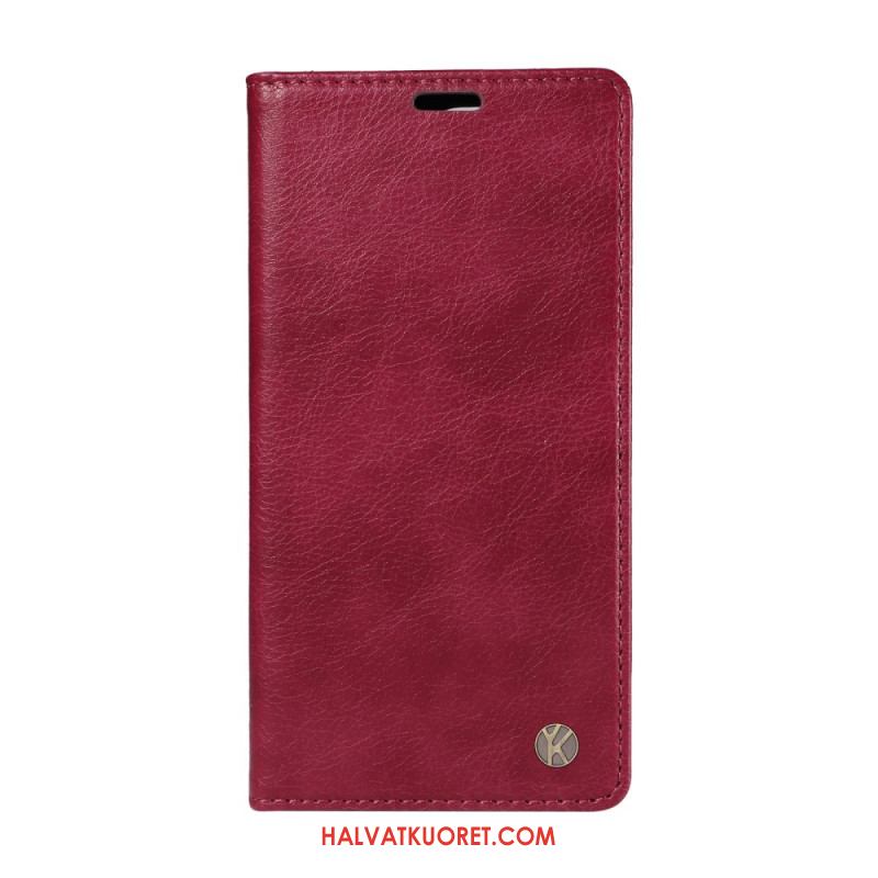 Nahkakotelo Xiaomi Redmi Note 13 Pro 4g Vintage Yikatu