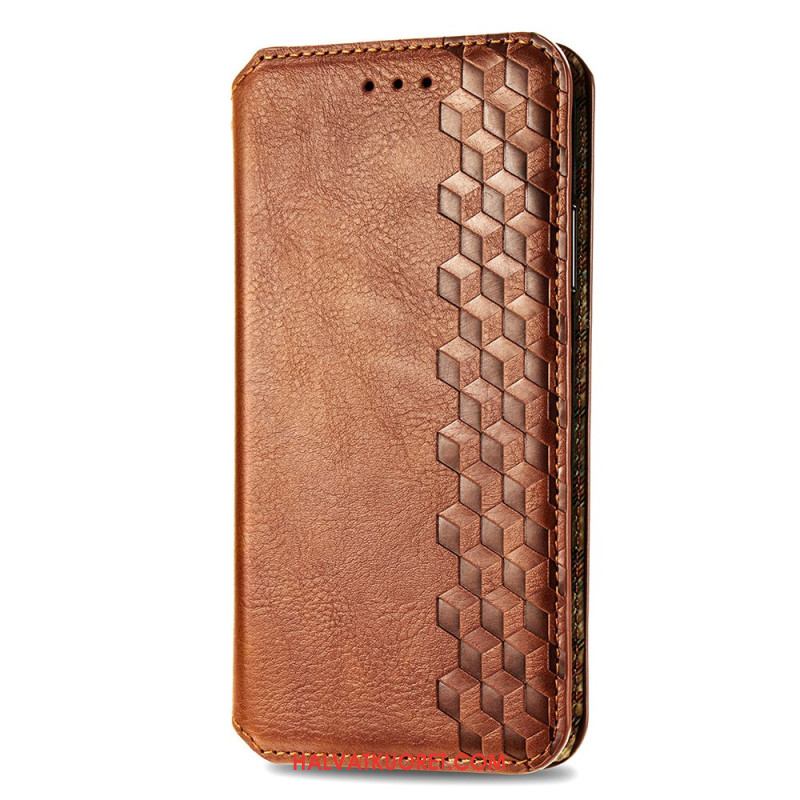 Nahkakotelo Xiaomi Redmi Note 13 Pro 5g Puhelinkuoret Vintage 3d-timantit