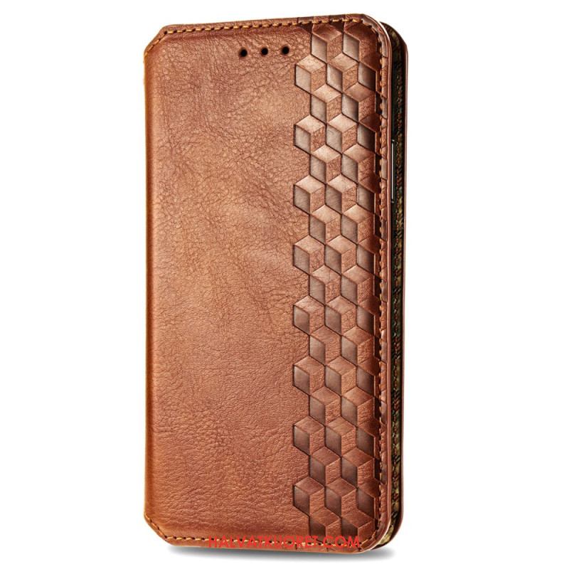 Nahkakotelo Xiaomi Redmi Note 14 Pro Plus 5g Mokkanahkaefektifriisi Suojakuori