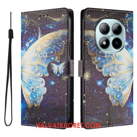 Nahkakotelo Xiaomi Redmi Note 15 Pro Plus 5g Suuri Perhonen