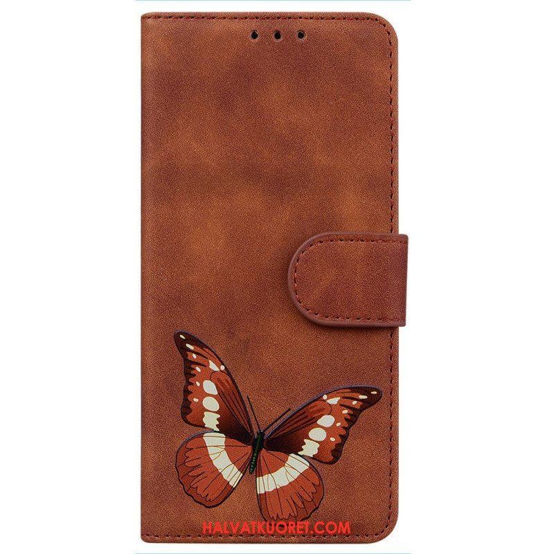 Nahkakotelo iPhone 14 Pro Butterfly Elegance