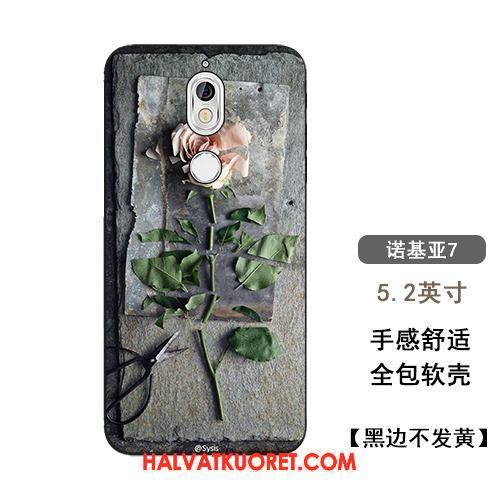 Nokia 7 Kuoret Kotelo Murtumaton Harmaa, Nokia 7 Kuori Silikoni Pinkki