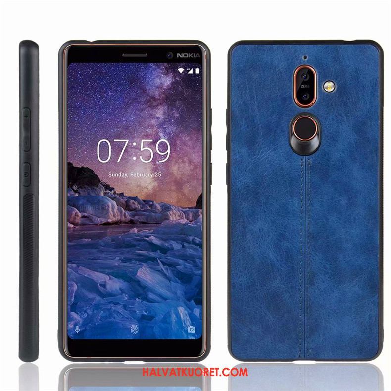 Nokia 7 Plus Kuoret Murtumaton Kotelo, Nokia 7 Plus Kuori Suojaus Sininen