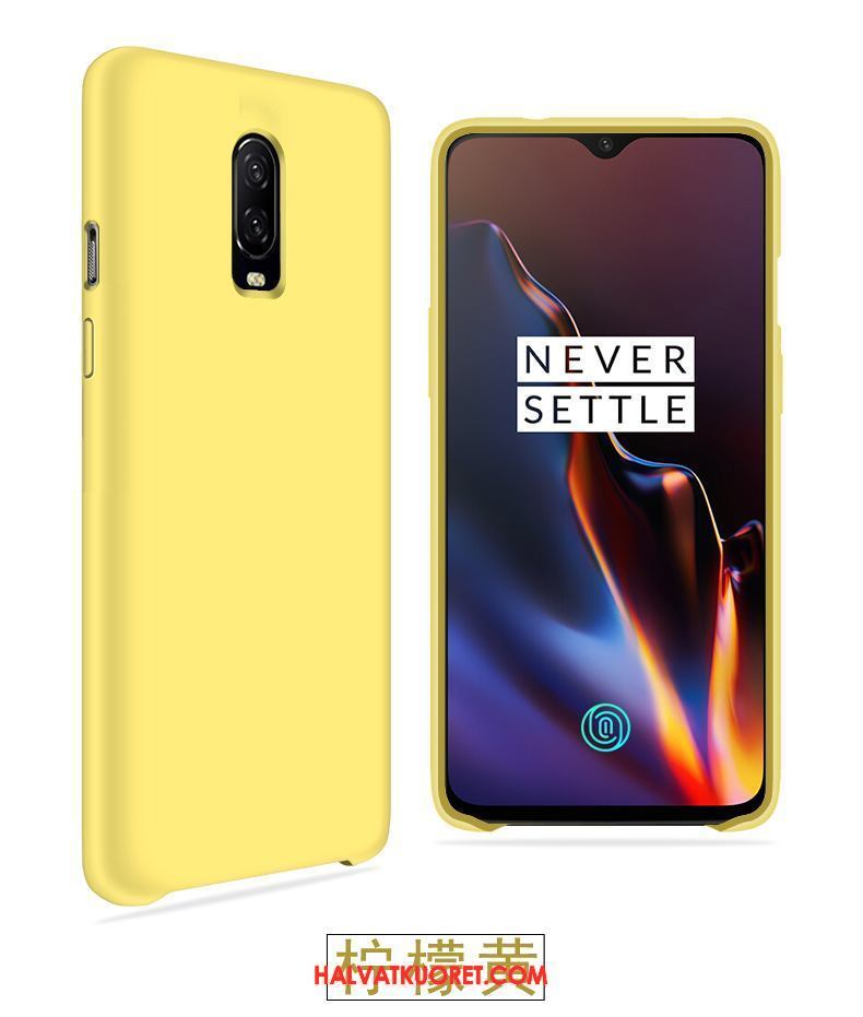 Oneplus 6t Kuoret Kova Ohut, Oneplus 6t Kuori Pehmeä Neste Keltainen