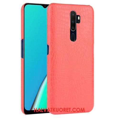 Oppo A5 2020 Kuoret Krokotiili Murtumaton Vuosikerta, Oppo A5 2020 Kuori Yksinkertainen Puhelimen