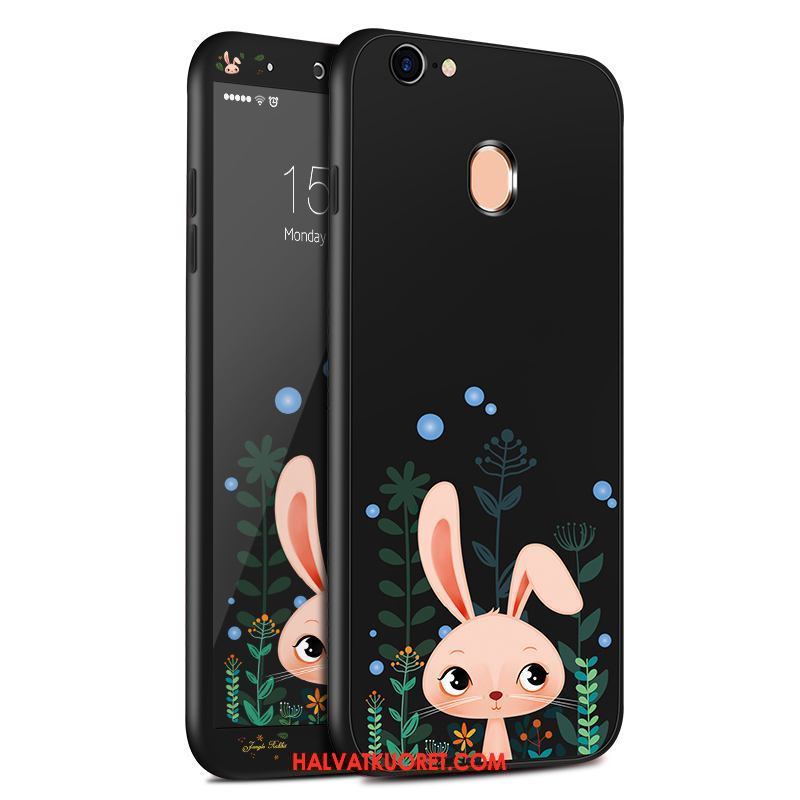 Oppo A73 Kuoret Murtumaton All Inclusive, Oppo A73 Kuori Musta Suojaus