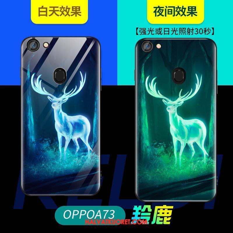 Oppo A73 Kuoret Tähti Sininen Suojaus, Oppo A73 Kuori Kotelo Kova