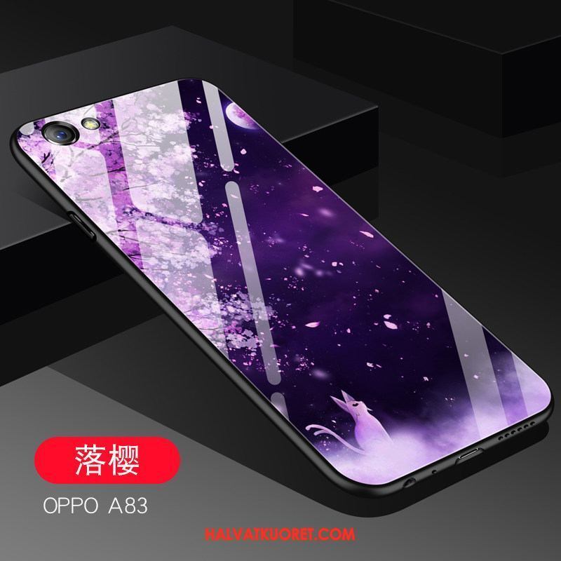 Oppo A83 Kuoret Murtumaton Kotelo Luova, Oppo A83 Kuori Pesty Suede Sarjakuva