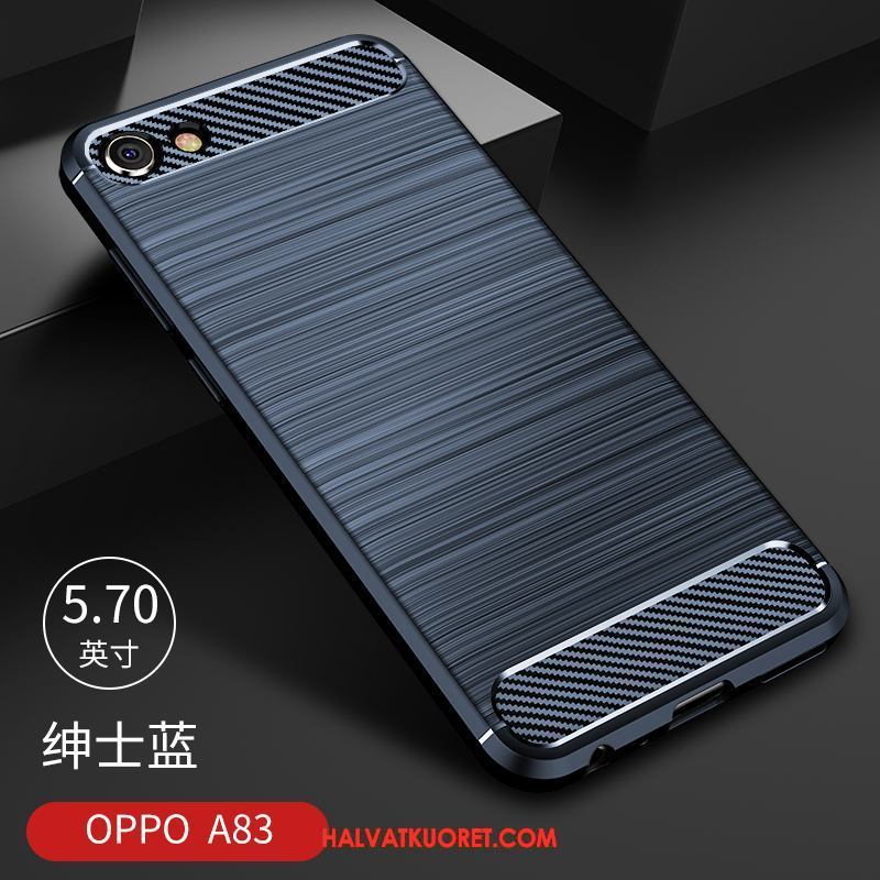 Oppo A83 Kuoret Silikoni Pehmeä Neste, Oppo A83 Kuori Puhelimen Sininen