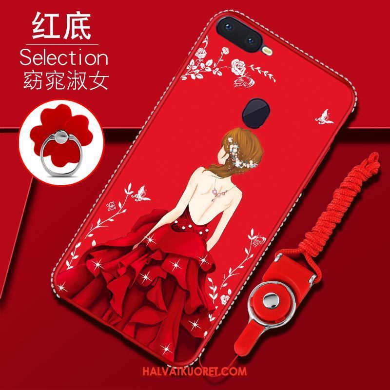 Oppo F9 Starry Kuoret Net Red Luova Trendi, Oppo F9 Starry Kuori Punainen Puhelimen