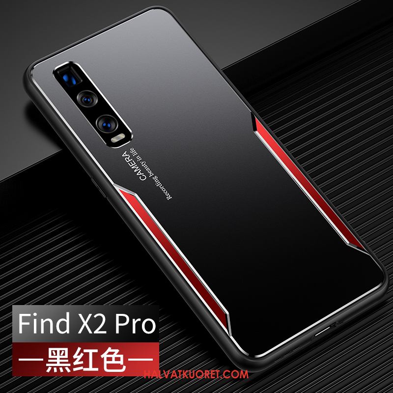 Oppo Find X2 Pro Kuoret Kotelo Yksinkertainen Persoonallisuus, Oppo Find X2 Pro Kuori Musta Murtumaton