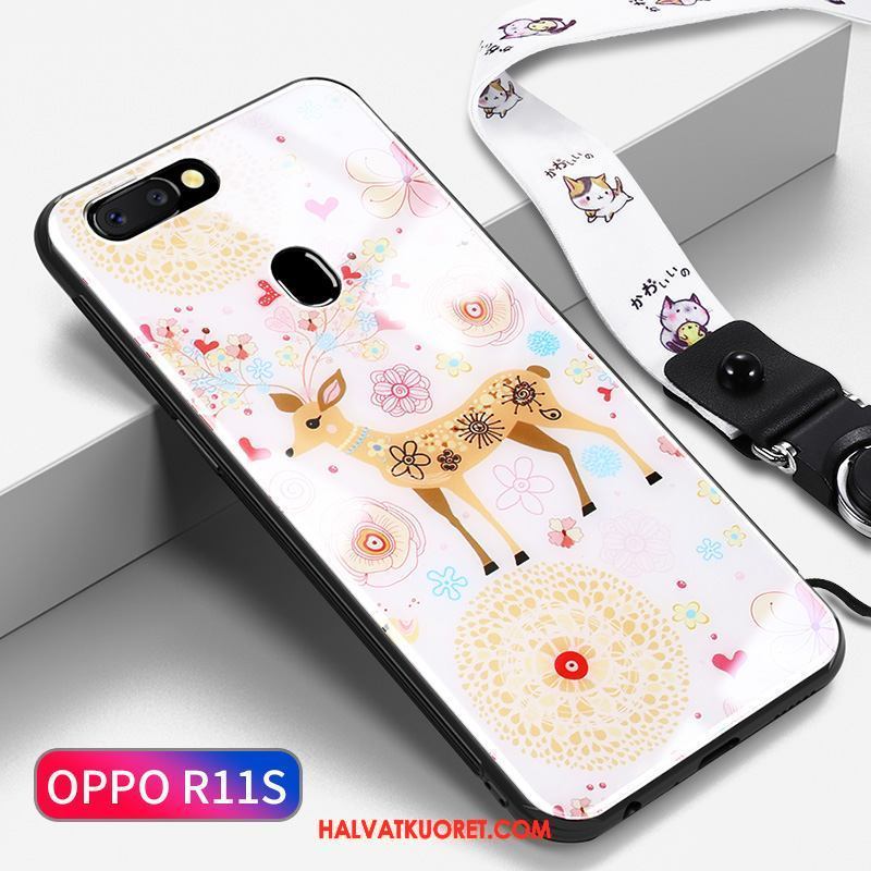 Oppo R11s Kuoret Ohut Lasi Net Red, Oppo R11s Kuori Sarjakuva