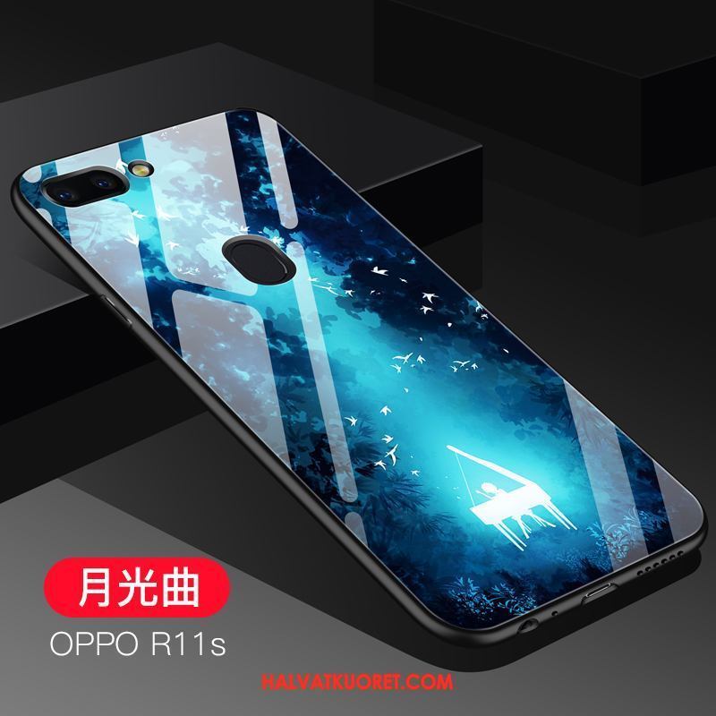 Oppo R11s Kuoret Trendi Lasi Pehmeä Neste, Oppo R11s Kuori Net Red