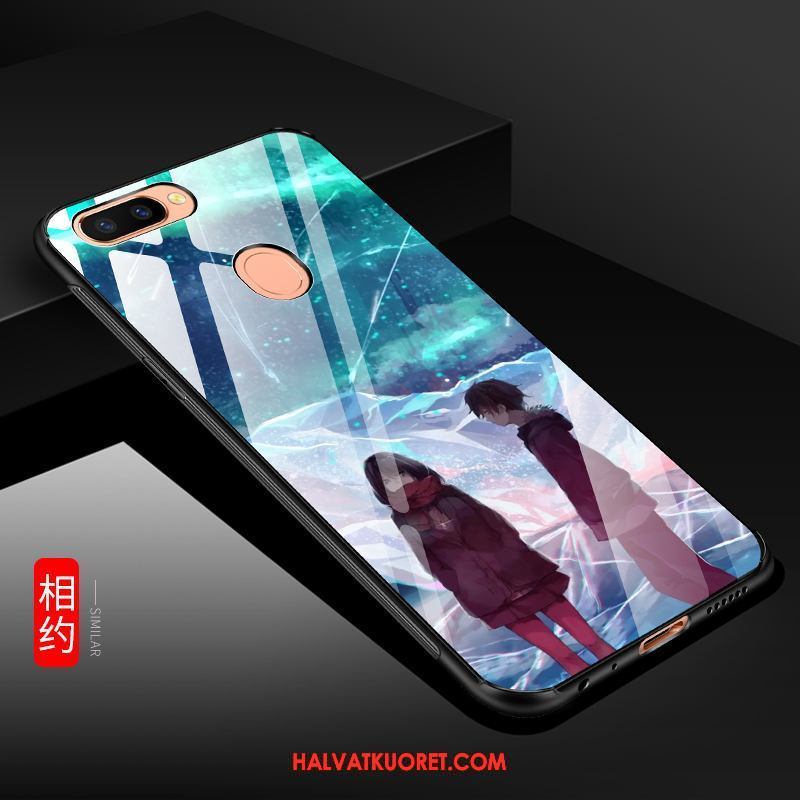 Oppo R15 Pro Kuoret Murtumaton Silikoni, Oppo R15 Pro Kuori Sininen Kotelo