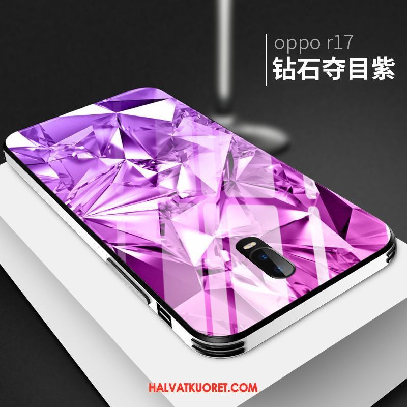 Oppo R17 Kuoret Suojaus Net Red Lasi, Oppo R17 Kuori Luova Puhelimen