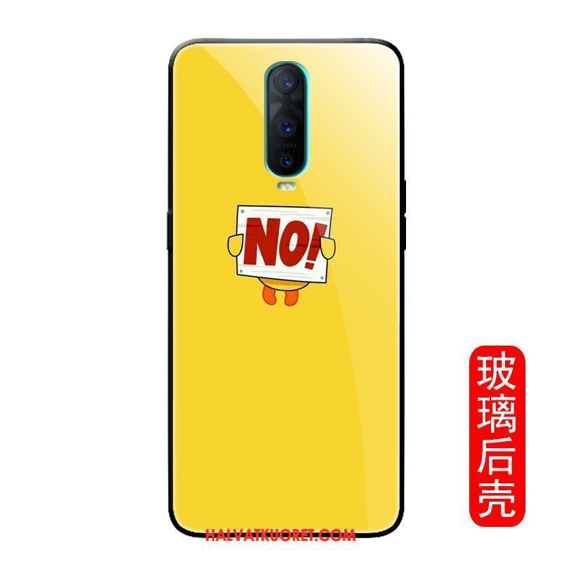 Oppo R17 Pro Kuoret Bear Ihana Persoonallisuus, Oppo R17 Pro Kuori Yksinkertainen Lasi