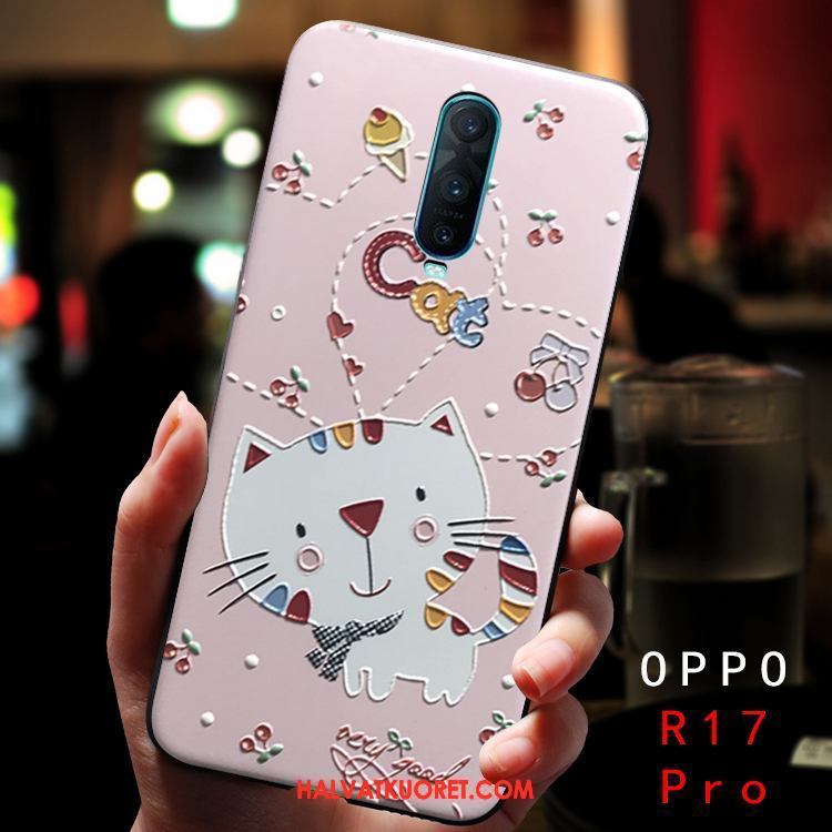 Oppo R17 Pro Kuoret Pesty Suede Luova All Inclusive, Oppo R17 Pro Kuori Silikoni