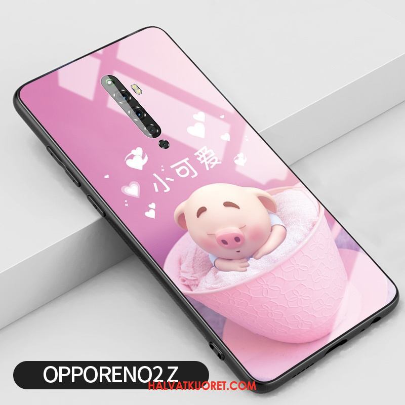 Oppo Reno 2 Z Kuoret All Inclusive Puhelimen Sarjakuva, Oppo Reno 2 Z Kuori Rakastunut Lasi