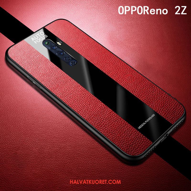 Oppo Reno 2 Z Kuoret Kotelo Net Red Karkaisu, Oppo Reno 2 Z Kuori Näytönsuojus All Inclusive