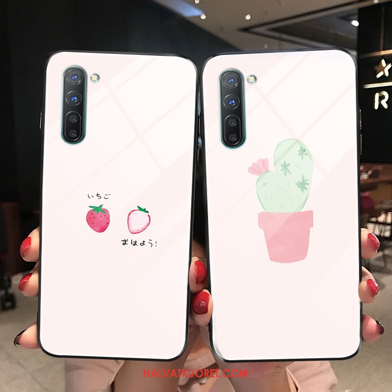 Oppo Reno 3 Kuoret Sarjakuva Mansikka, Oppo Reno 3 Kuori Yksinkertainen Kotelo