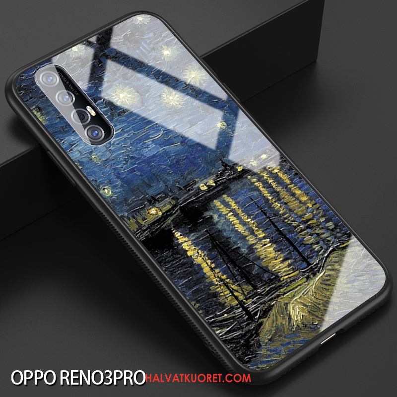 Oppo Reno 3 Pro Kuoret Suojaus Lasi Kotelo, Oppo Reno 3 Pro Kuori Trendi Puhelimen