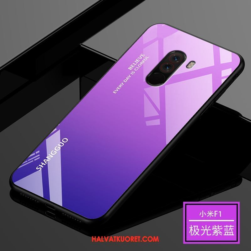 Pocophone F1 Kuoret Violetti Jauhe, Pocophone F1 Kuori Peili Kaltevuus Beige