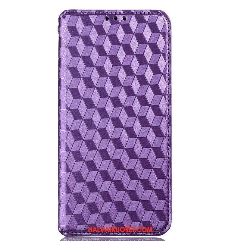 Puhelinkuoret OnePlus 10 Pro 5G Kotelot Flip Timanttinahkaefekti