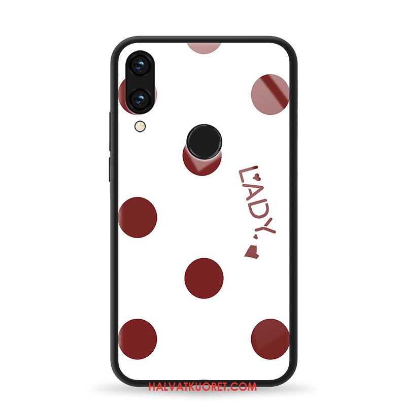 Redmi 7 Kuoret All Inclusive Rakkaus Piste, Redmi 7 Kuori Silikoni Punainen Beige