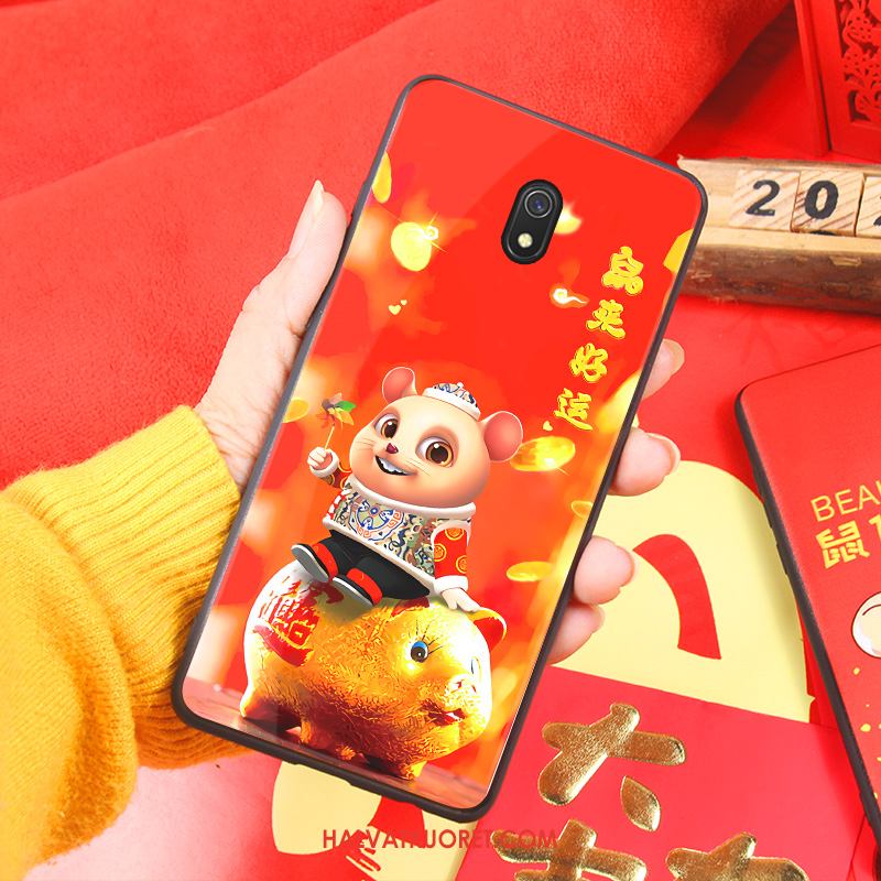 Redmi 8a Kuoret Suojaus Ripustettavat Koristeet Silikoni, Redmi 8a Kuori Näytönsuojus Rotta Beige