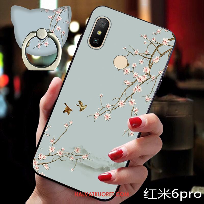 Redmi Note 6 Pro Kuoret Suojaus Puhelimen Murtumaton, Redmi Note 6 Pro Kuori Silikoni All Inclusive Beige