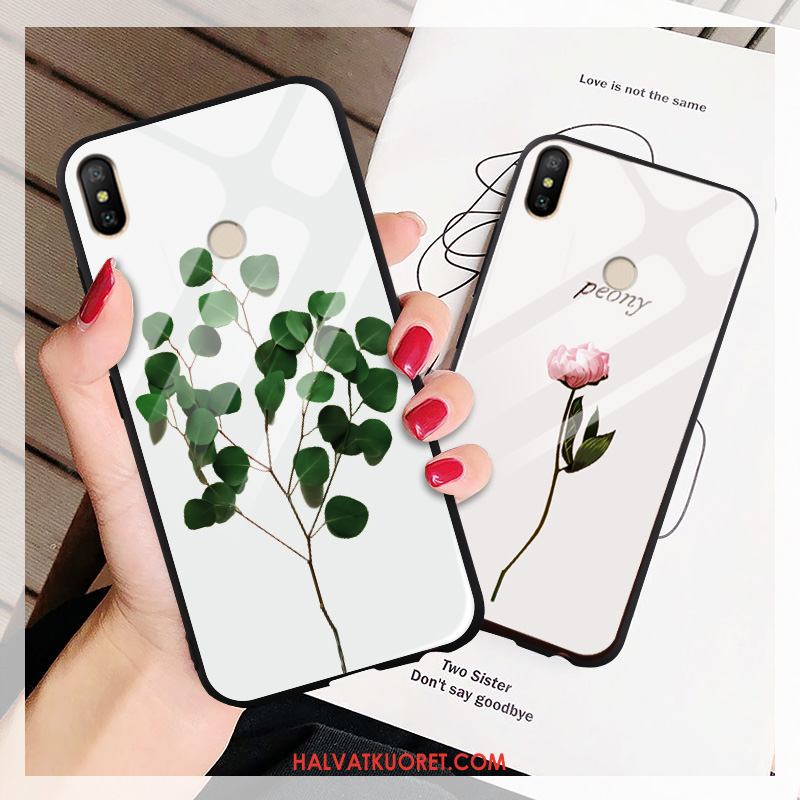Redmi Note 6 Pro Kuoret Valkoinen All Inclusive Persoonallisuus, Redmi Note 6 Pro Kuori Murtumaton Kotelo Beige