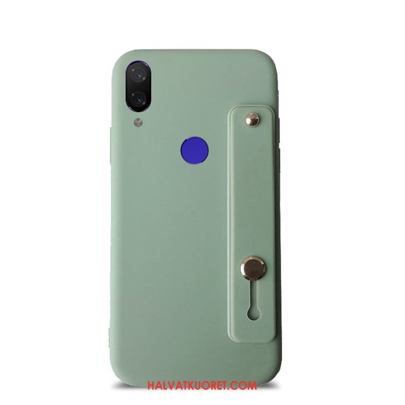 Redmi Note 7 Kuoret Kotelo Punainen Pesty Suede, Redmi Note 7 Kuori Pehmeä Neste Vihreä Beige