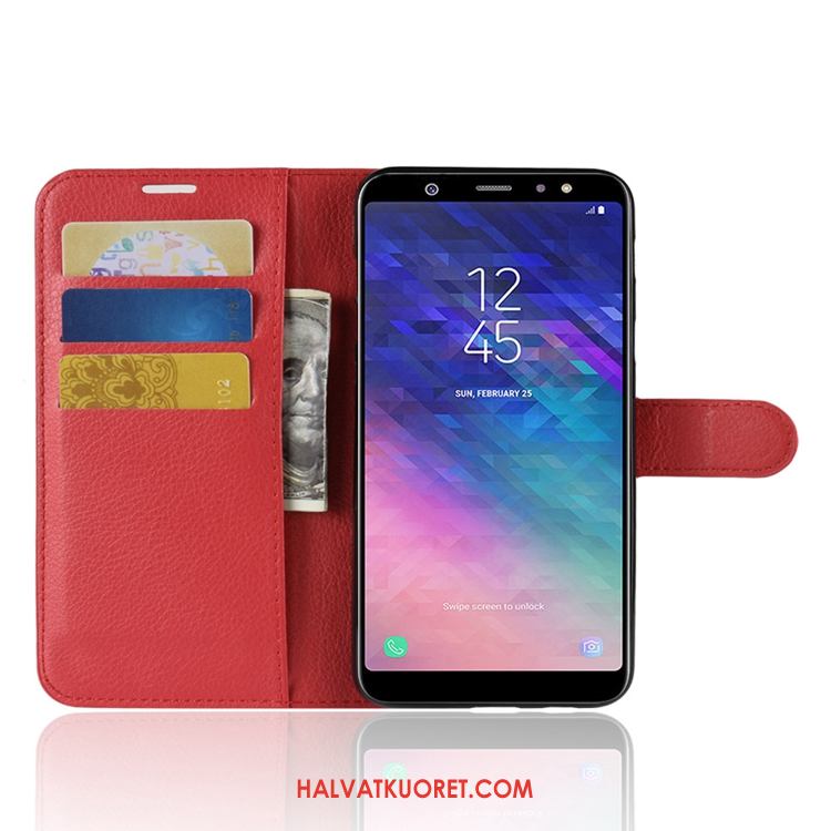 Samsung Galaxy A6+ Kuoret All Inclusive Kortti Tähti, Samsung Galaxy A6+ Kuori Litsi