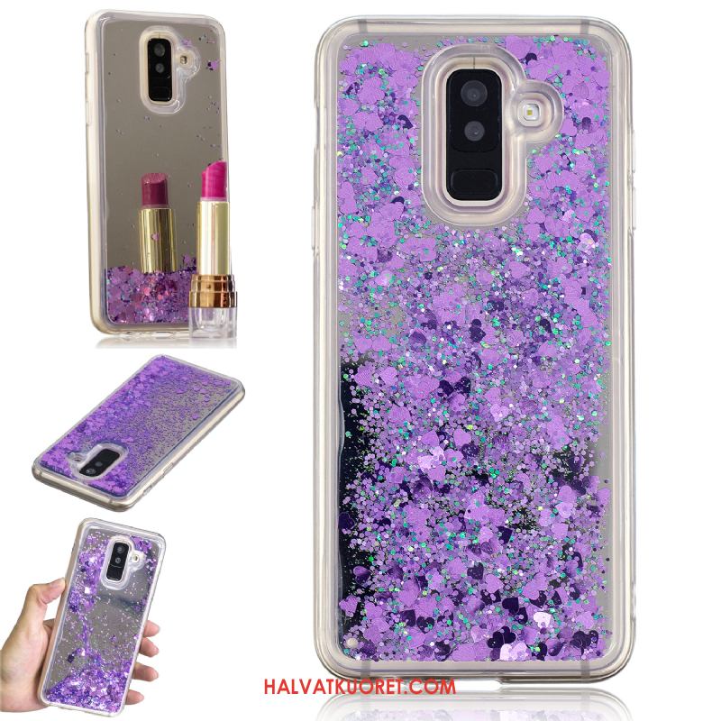 Samsung Galaxy A6 Kuoret Pinnoitus Suojaus Juoksuhiekka, Samsung Galaxy A6 Kuori Violetti