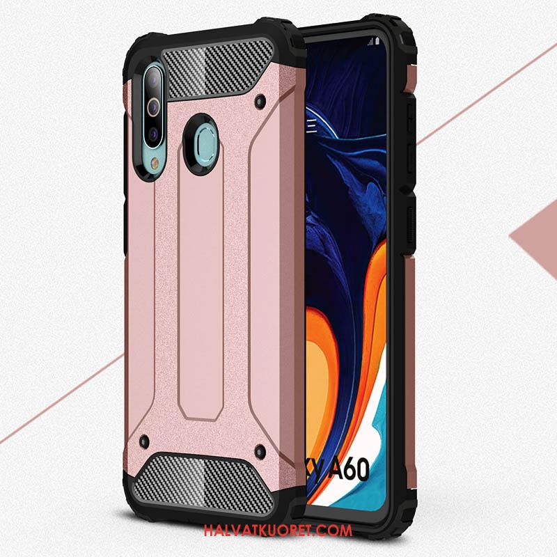 Samsung Galaxy A60 Kuoret Jauhe Tähti, Samsung Galaxy A60 Kuori Suojaus Pesty Suede