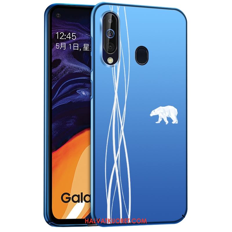 Samsung Galaxy A8s Kuoret Sininen Persoonallisuus All Inclusive, Samsung Galaxy A8s Kuori Pesty Suede Kova