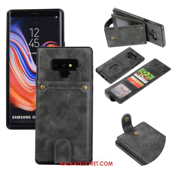 Samsung Galaxy Note 9 Kuoret Nahkakotelo All Inclusive Murtumaton, Samsung Galaxy Note 9 Kuori Suojaus Puhelimen