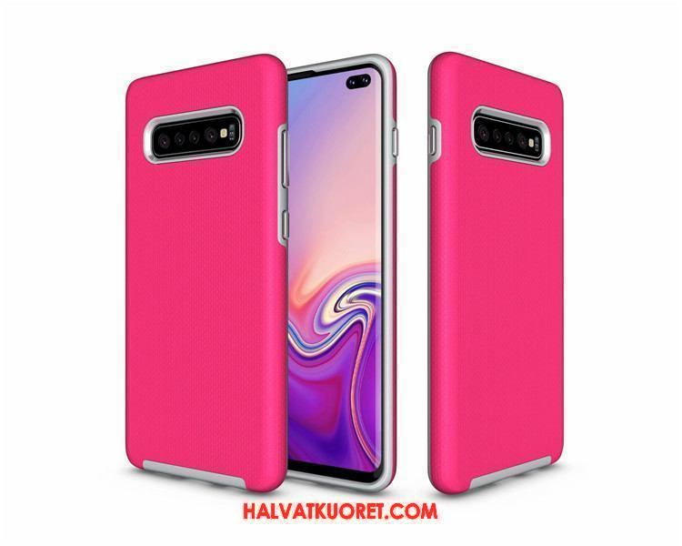 Samsung Galaxy S10+ Kuoret Liukumaton Murtumaton Panssari, Samsung Galaxy S10+ Kuori Puhelimen Punainen