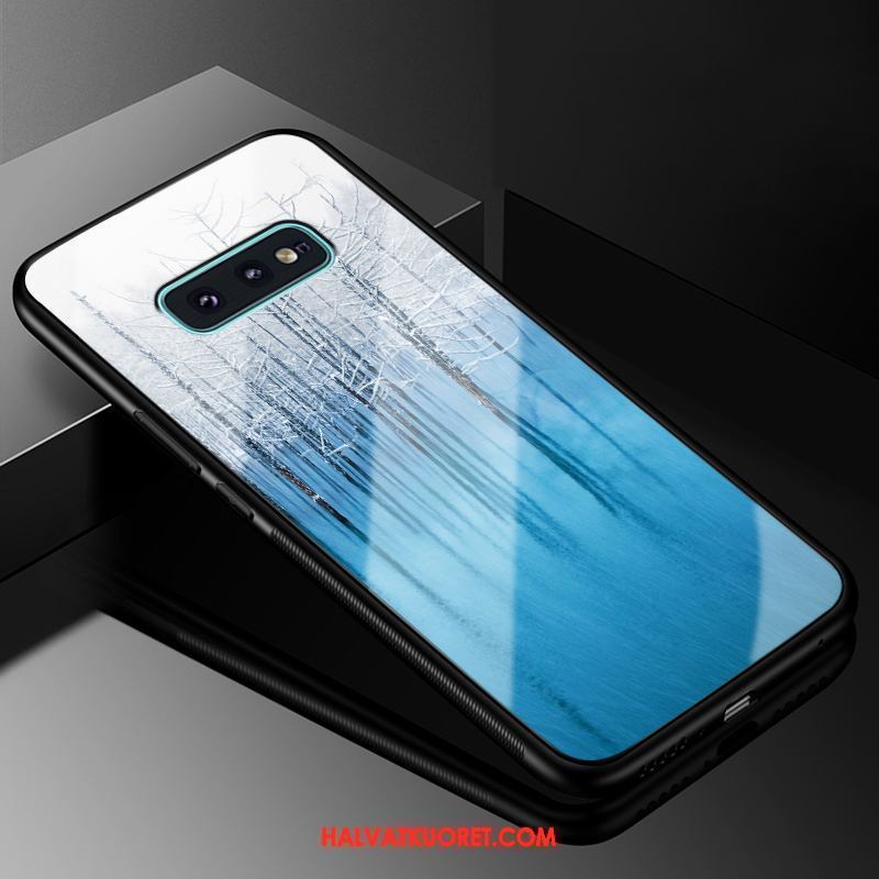 Samsung Galaxy S10e Kuoret Suojaus Sininen, Samsung Galaxy S10e Kuori Kotelo Lasi