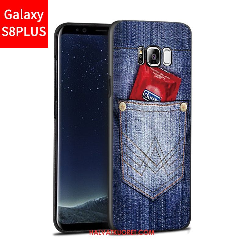 Samsung Galaxy S8+ Kuoret Suojaus Tähti Kohokuviointi, Samsung Galaxy S8+ Kuori Sininen Kotelo