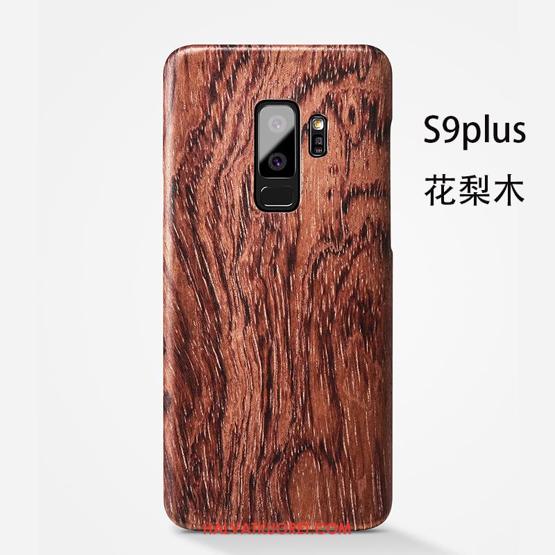 Samsung Galaxy S9+ Kuoret Pesty Suede Tähti, Samsung Galaxy S9+ Kuori Takakansi Ohut Braun