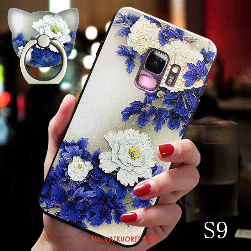 Samsung Galaxy S9 Kuoret Tähti Murtumaton Rengas, Samsung Galaxy S9 Kuori Pehmeä Neste Kiinalainen Tyyli