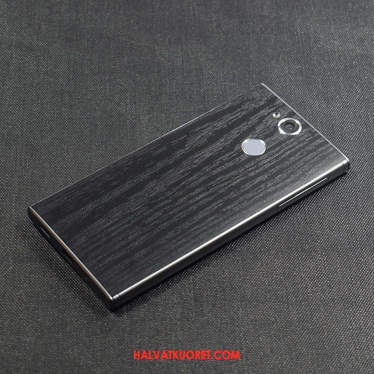 Sony Xperia Xa2 Plus Kuoret Suojaus Musta Puulajit, Sony Xperia Xa2 Plus Kuori Puhelimen Näytönsuojus