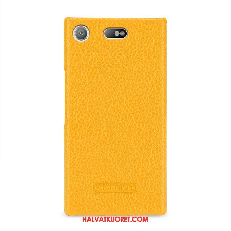 Sony Xperia Xz1 Compact Kuoret Nahka Puhelimen Aito Nahka, Sony Xperia Xz1 Compact Kuori Litsi Ultra