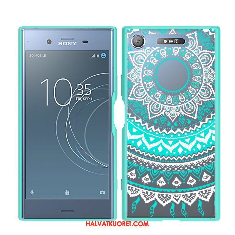 Sony Xperia Xz1 Kuoret Kotelo Sininen, Sony Xperia Xz1 Kuori Johdin Persoonallisuus